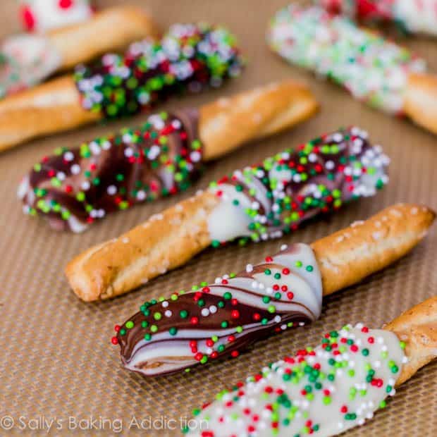 Chocolate Covered Pretzels by Sallys Baking Addiction
