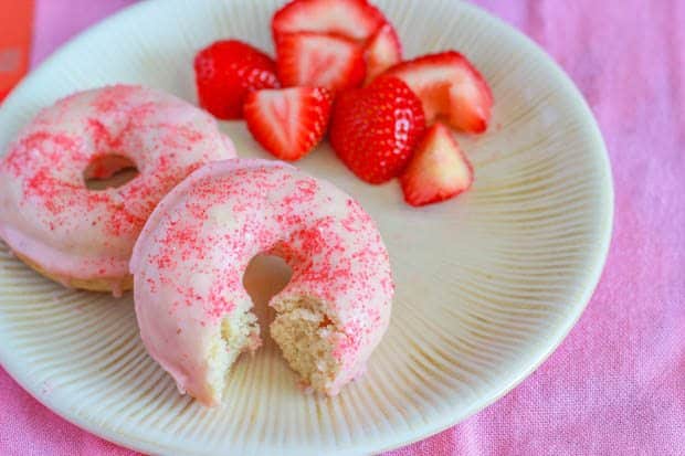 Strawberry Frosted Donuts-2-2