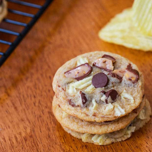 Toffee Potato Chip Chocolate Chip Cookies (3 of 1)