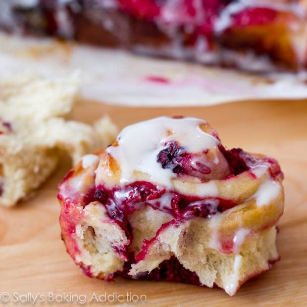 Raspberry Swirl Sweet Rolls
