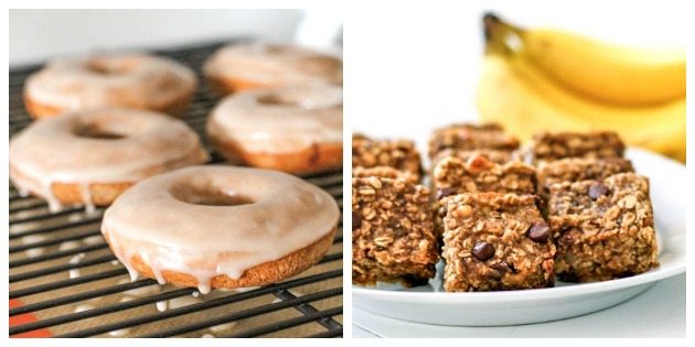 Donuts & Banana Oatmeal Bars