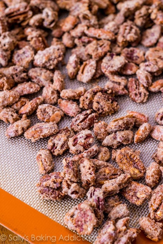 Homemade Cinnamon Sugar Candied Nuts