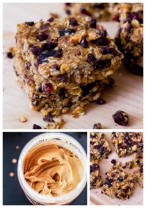 Peanut Butter Fruit n Nut Granola Bars