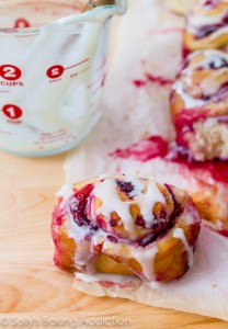 Raspberry Swirl Sweet Rolls-9