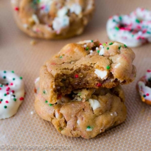 White Chocolate Covered Pretzel Cookies by Sallys Baking Addiction-10