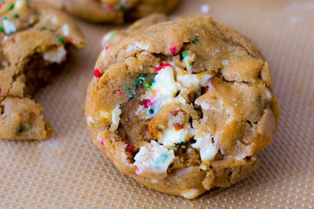 White Chocolate Covered Pretzel Cookies by Sallys Baking Addiction-14