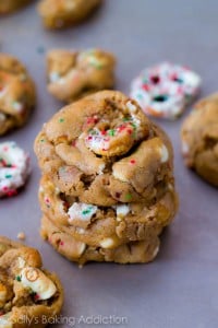 White Chocolate Covered Pretzel Cookies by Sallys Baking Addiction-5