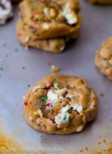 White Chocolate Covered Pretzel Cookies by Sallys Baking Addiction-6