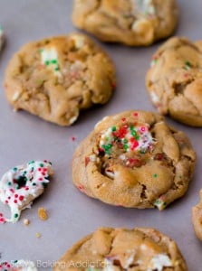 White Chocolate Covered Pretzel Cookies by Sallys Baking Addiction-7