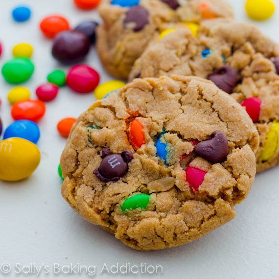 Soft-Baked Peanut Butter Monster Cookies