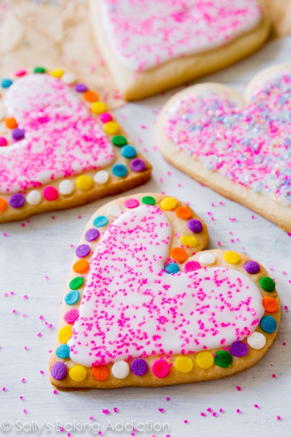 Soft Cut-Out Sugar Cookies by sallysbakingaddiction.com. These are the BEST!