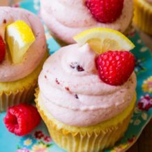 Raspberry Lemon Cupcakes-2