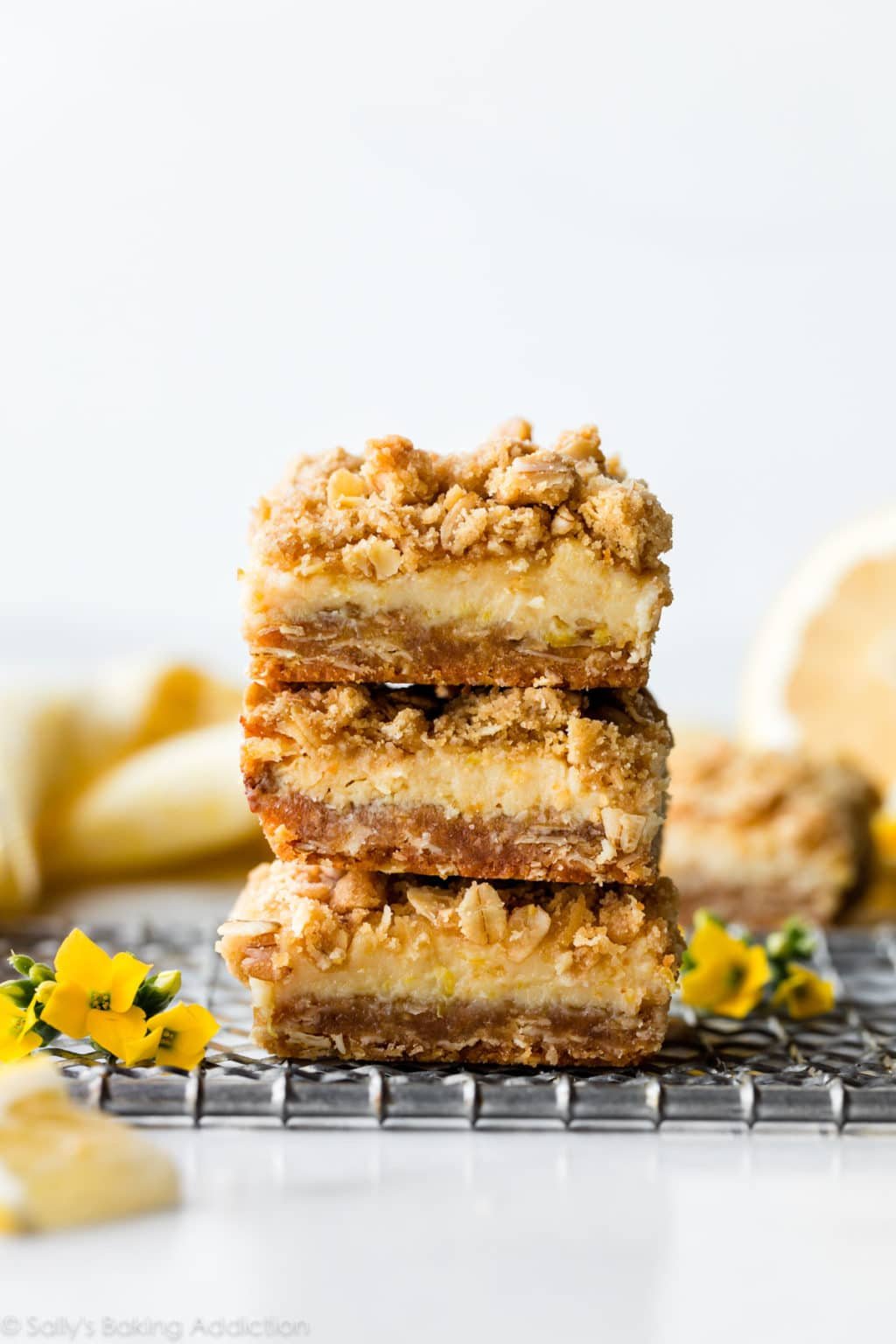 Oatmeal Lemon Crumble Bars Sally's Baking Addiction