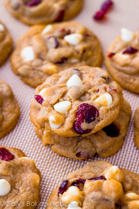 Soft-Baked White Chocolate Chip Cranberry Cookies - Sallys Baking Addiction