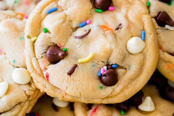 cake batter chocolate chip cookies