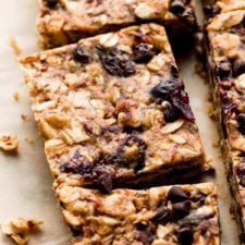 Peanut Butter Trail Mix Bars