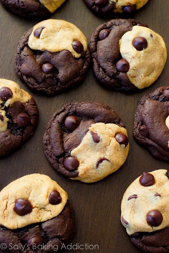 Cookies aux éclats de chocolats et beurre de cacahuètes