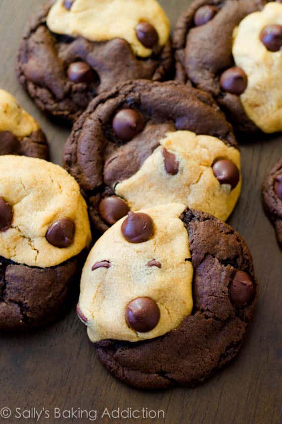 peanut butter chocolate swirl cookies