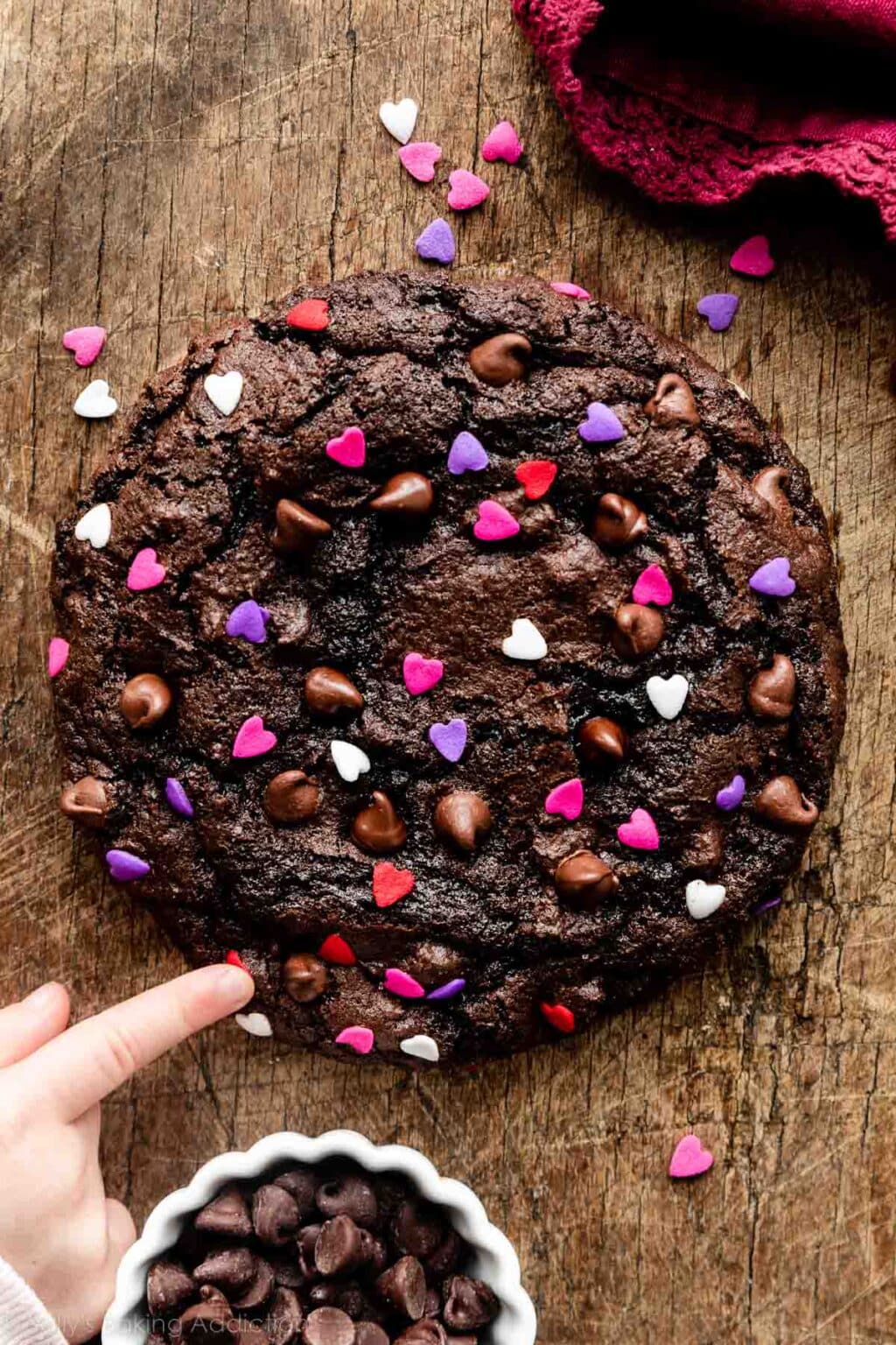 1 Giant Double Chocolate Cookie - Sally's Baking