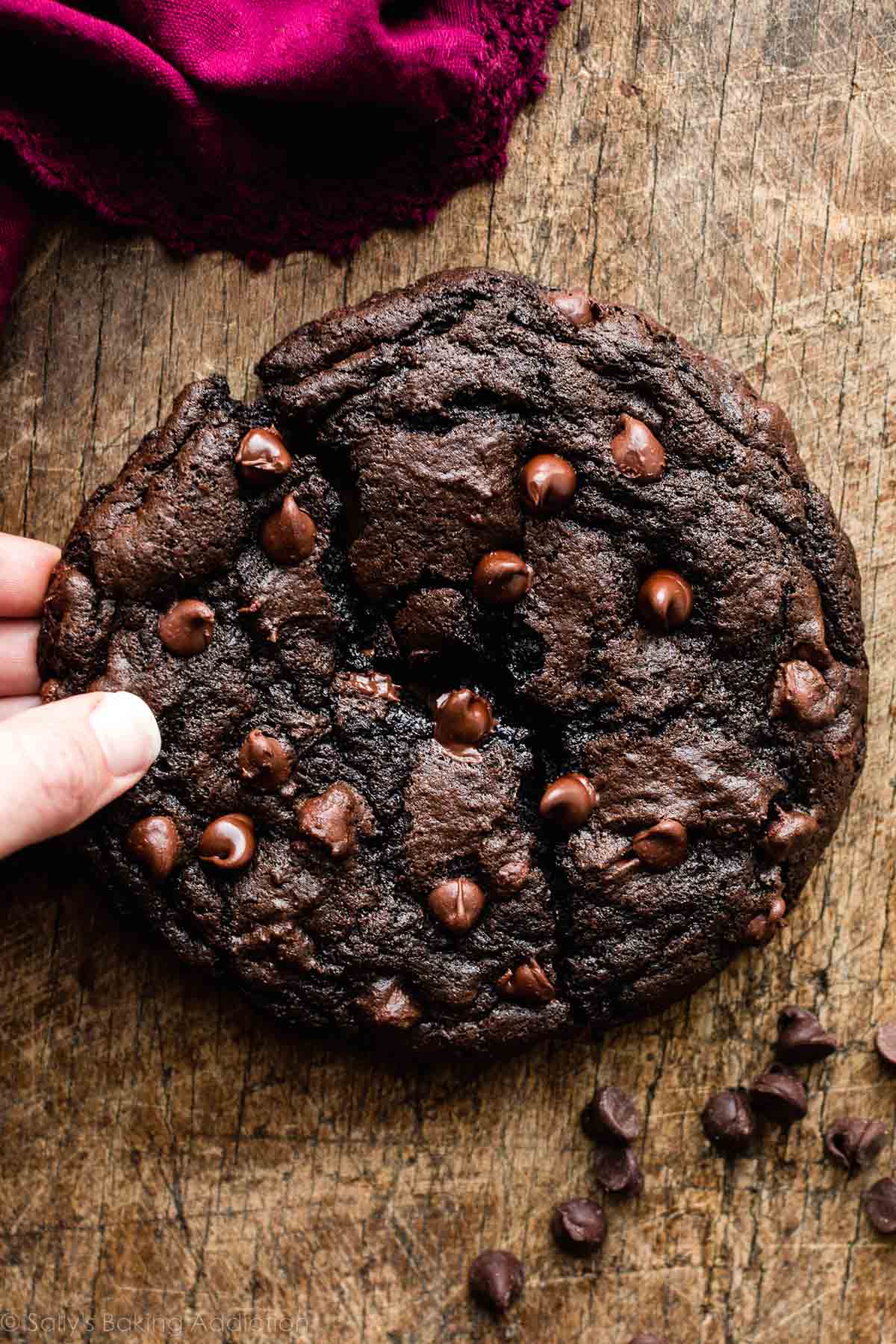 1 Big Double Chocolate Cookie