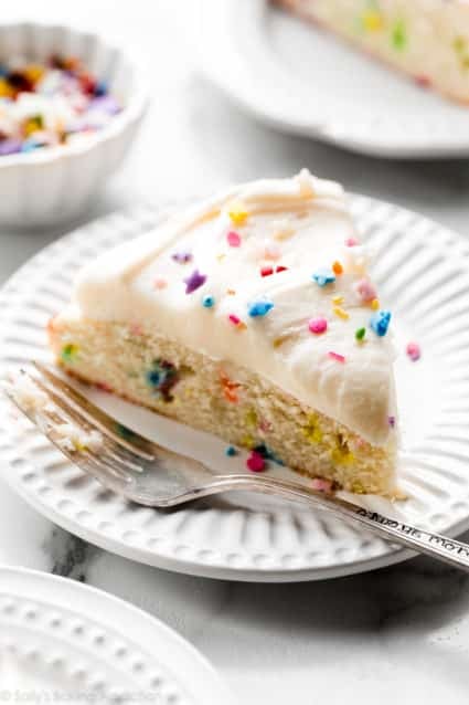 Easy Homemade Sprinkle Cake