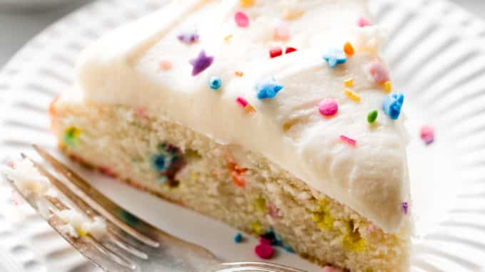 Easy Homemade Sprinkle Cake