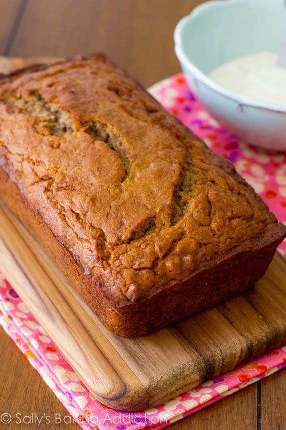 Best-Ever Banana Bread with Cream Cheese Frosting - Sallys Baking Addiction