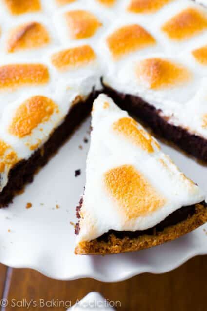 S’mores Brownie Pie