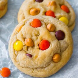 Reese's Pieces butterscotch cookies
