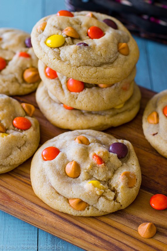 Reese's Pieces butterscotch cookies