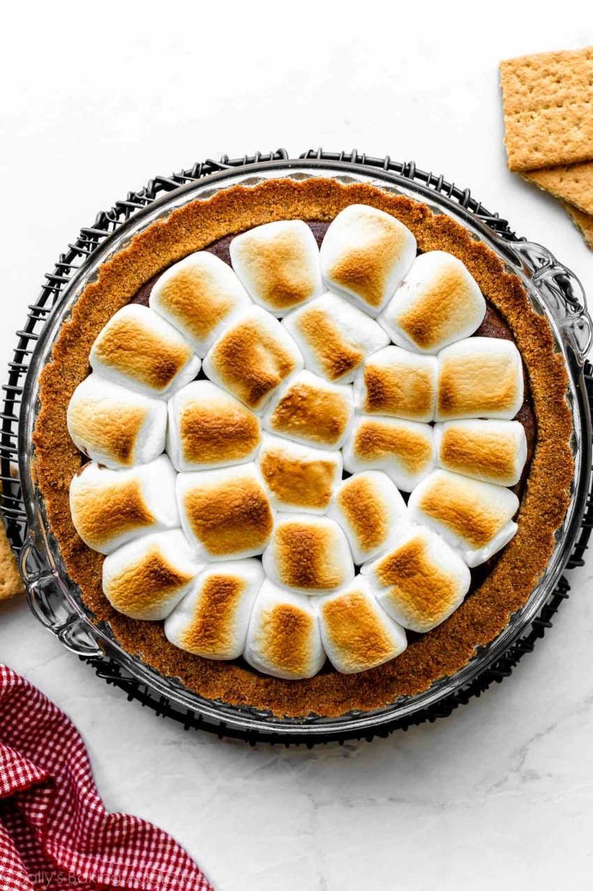 S'mores Brownie Pie (Easy Recipe) Sally's Baking Addiction