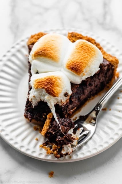 S’mores Brownie Pie