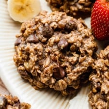 Banana Chocolate Chip Breakfast Cookies