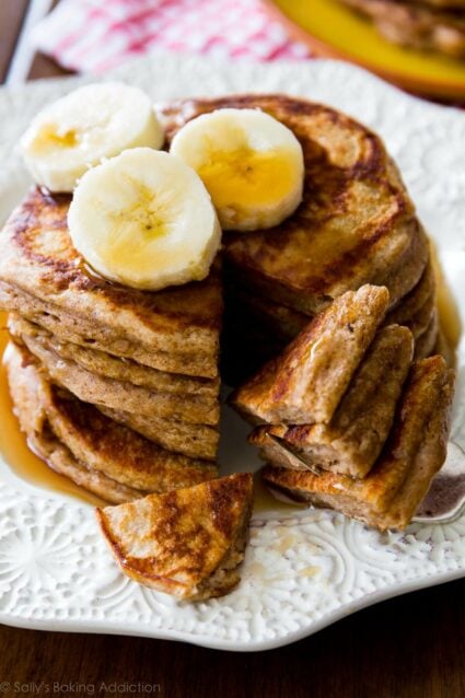 Whole Wheat Banana Pancakes