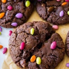 Dark Chocolate Almond Butter Cookies
