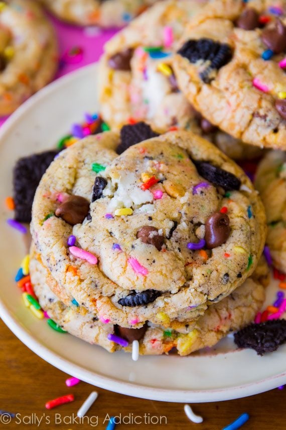 Cake Batter Oreo Cookies - Sallys Baking Addiction