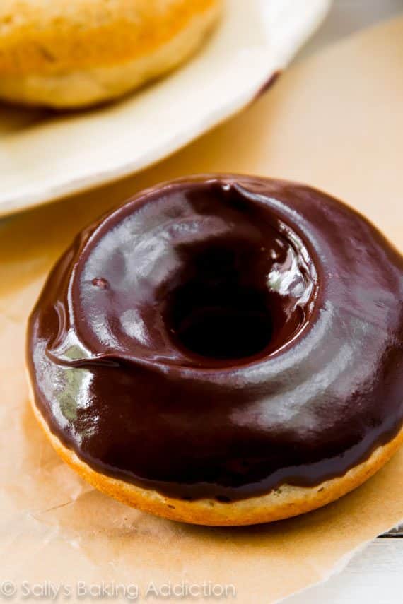 chocolate frosted donut