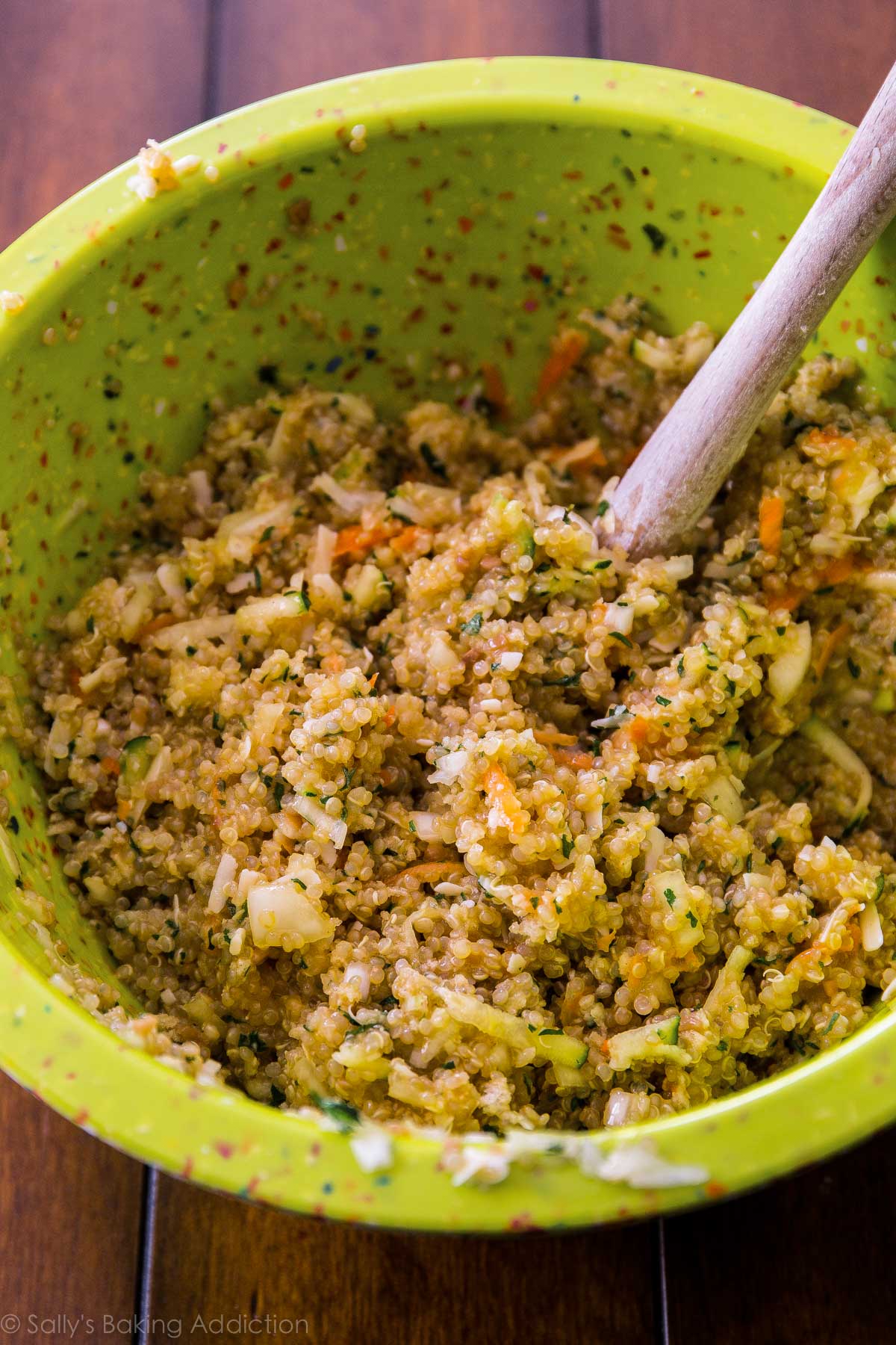 quinoa mixture in a bowl
