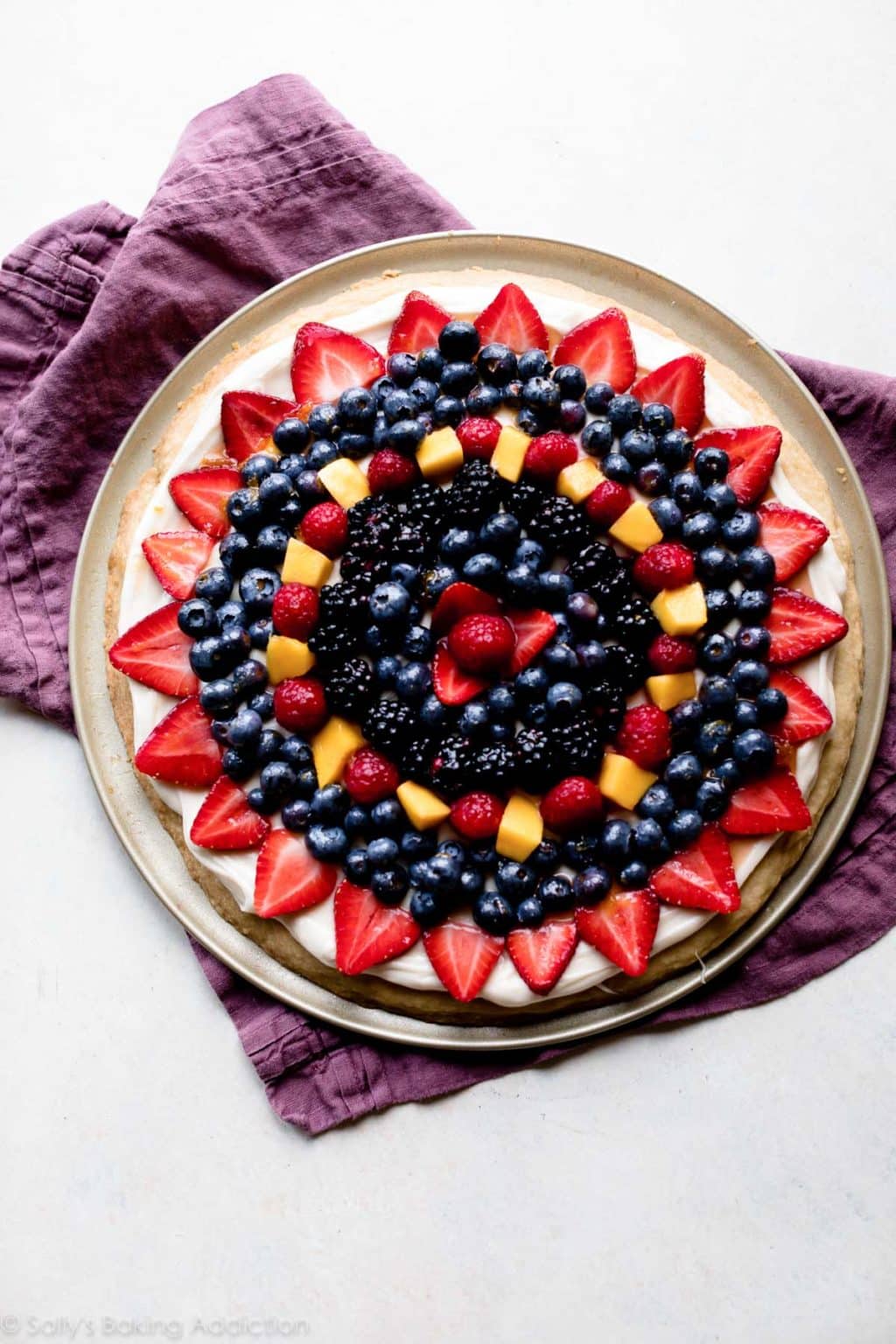 Best Fruit Pizza (Recipe & Video) Sally's Baking Addiction