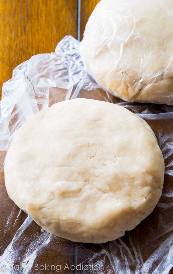 discs of pie dough