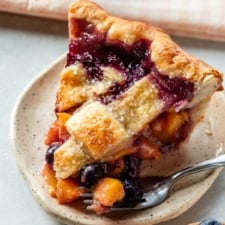 Blueberry Peach Pie