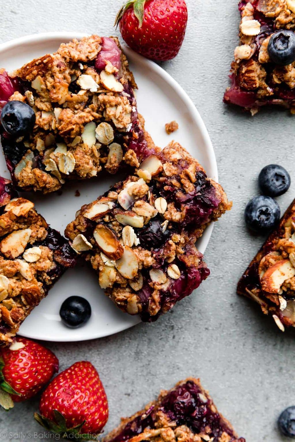 Healthy Berry Streusel Bars Sally's Baking Addiction