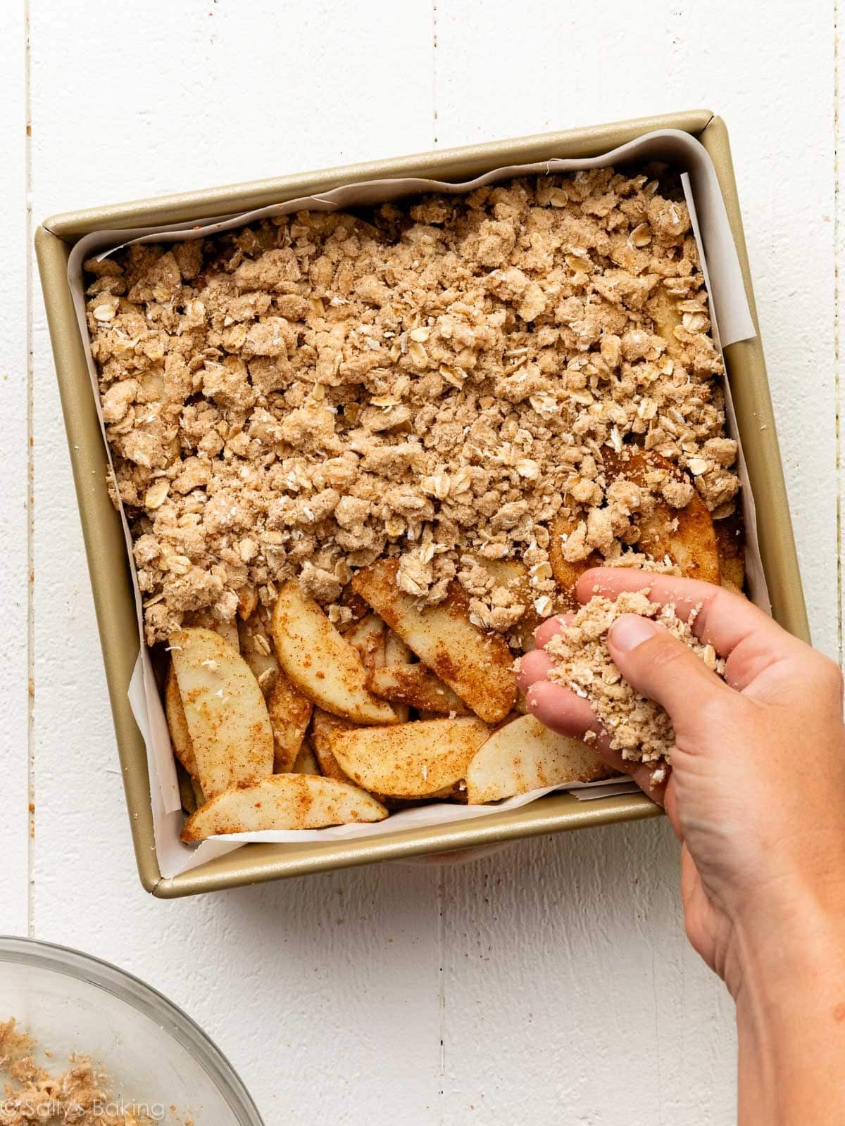 Salted Caramel Apple Pie Bars