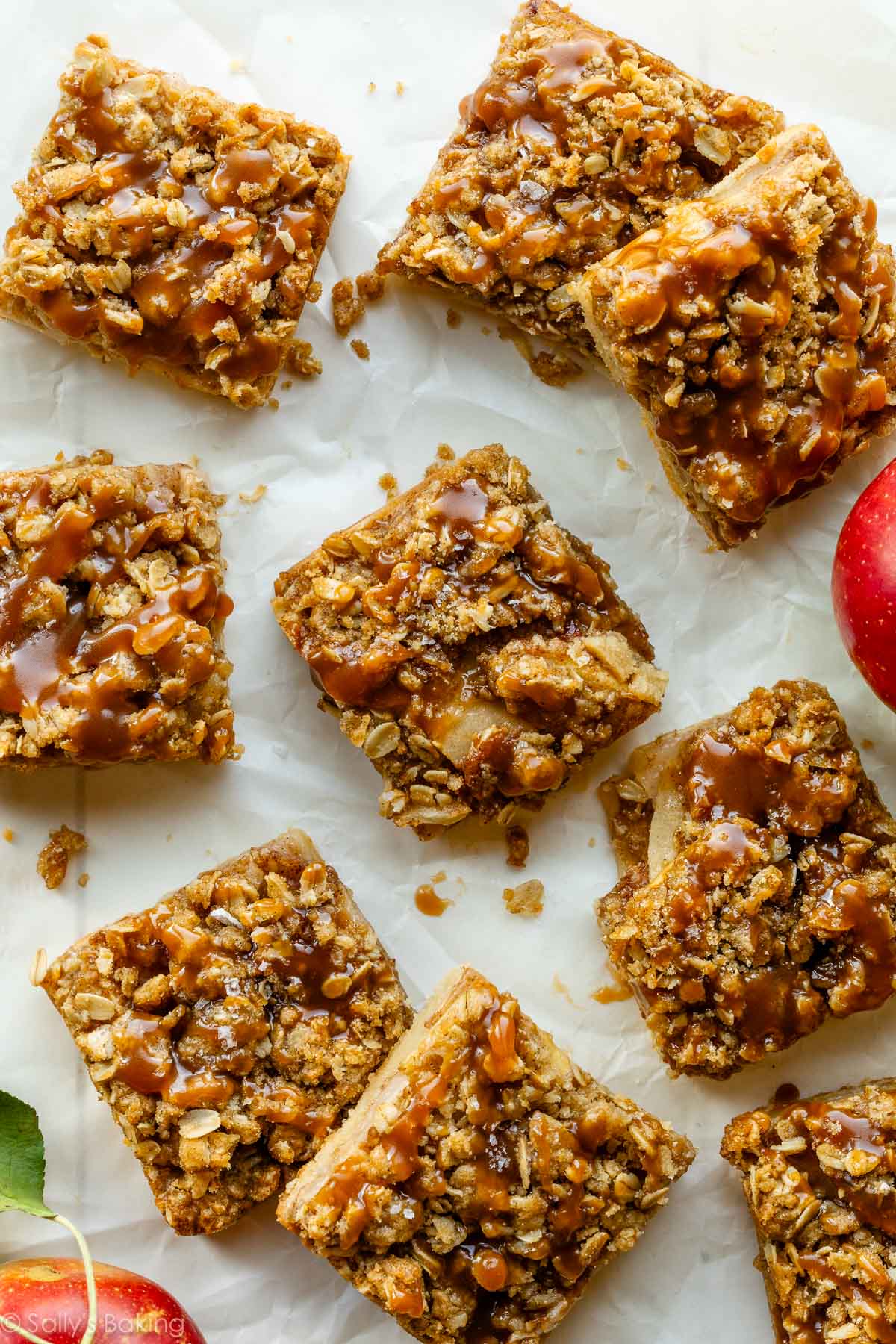 Salted Caramel Apple Pie Bars