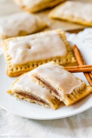 homemade frosted brown sugar cinnamon pop tarts