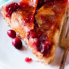 Cranberry Apple Upside-Down Cake Recipe