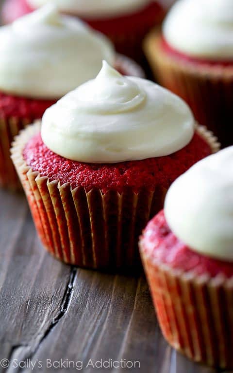 Valentine's Day Desserts- Red Velvet Cupcakes - Give Recipe