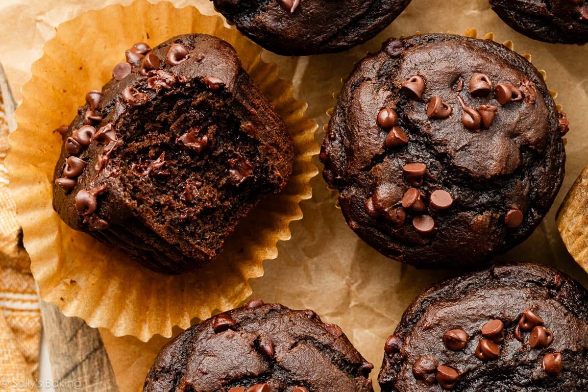 Chocolate Pumpkin Muffins
