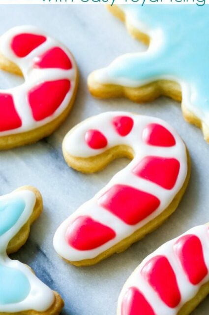 Christmas Sugar Cookies with Easy Icing