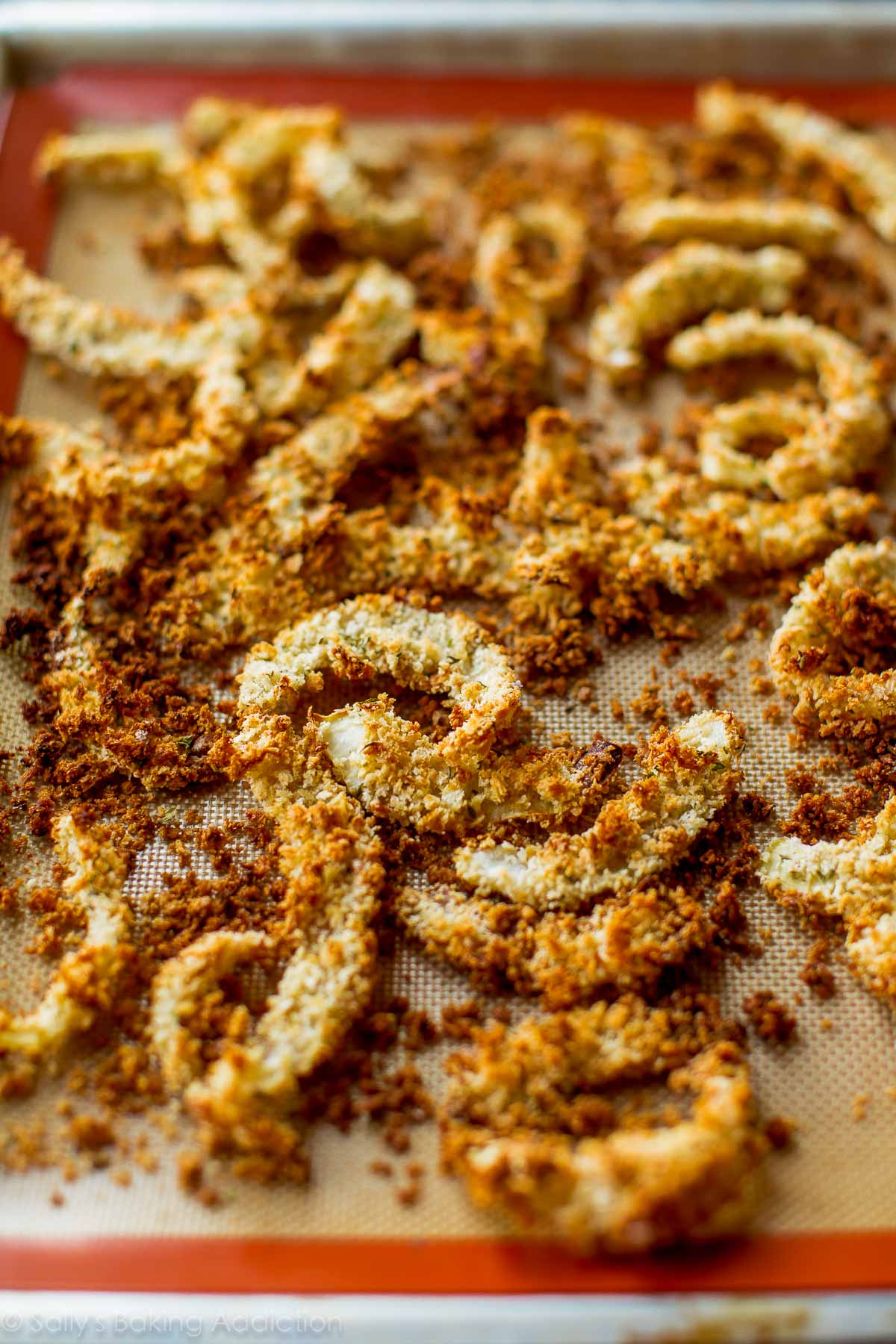 Crispy onions for casserole with green beans